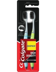 Colgate Szczoteczki do Mycia Zębów z Aktywnym Węglem Miękkie Mix Kolorów 2 szt