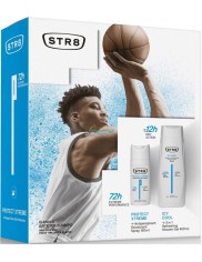 STR8 Zestaw Męski - dezodorant protect xtreme 150 ml + żel pod prysznic 3-w-1 icy cool 400 ml
