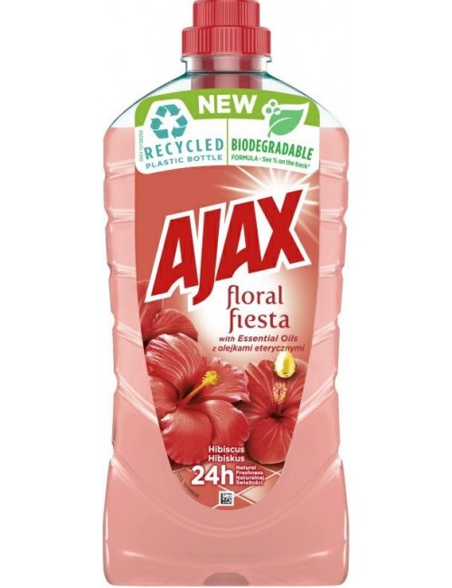Ajax Płyn do Mycia Uniwersalny Floral Fiesta Hibiskus 1 L 