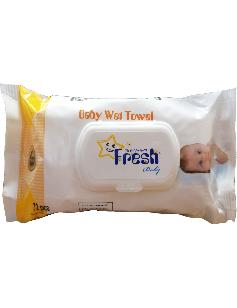 Fresh Baby Chusteczki Nawilżane dla Dzieci 72 szt