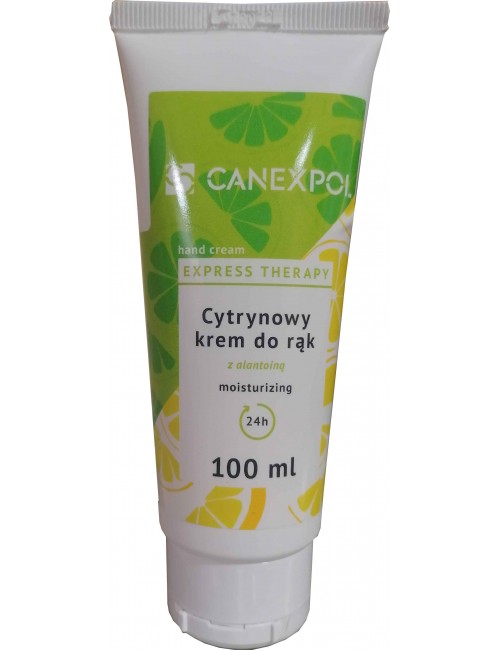 Canexpol Krem Nawilżający do Rąk Cytrynowy Express Therapy 100 ml - z alantoiną