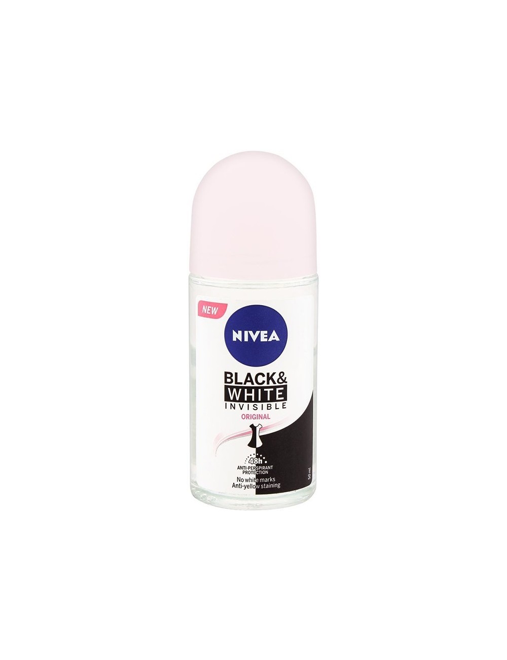 Nivea Antyperspirant dla Kobiet Black & White Orginal 50 ml (DE)