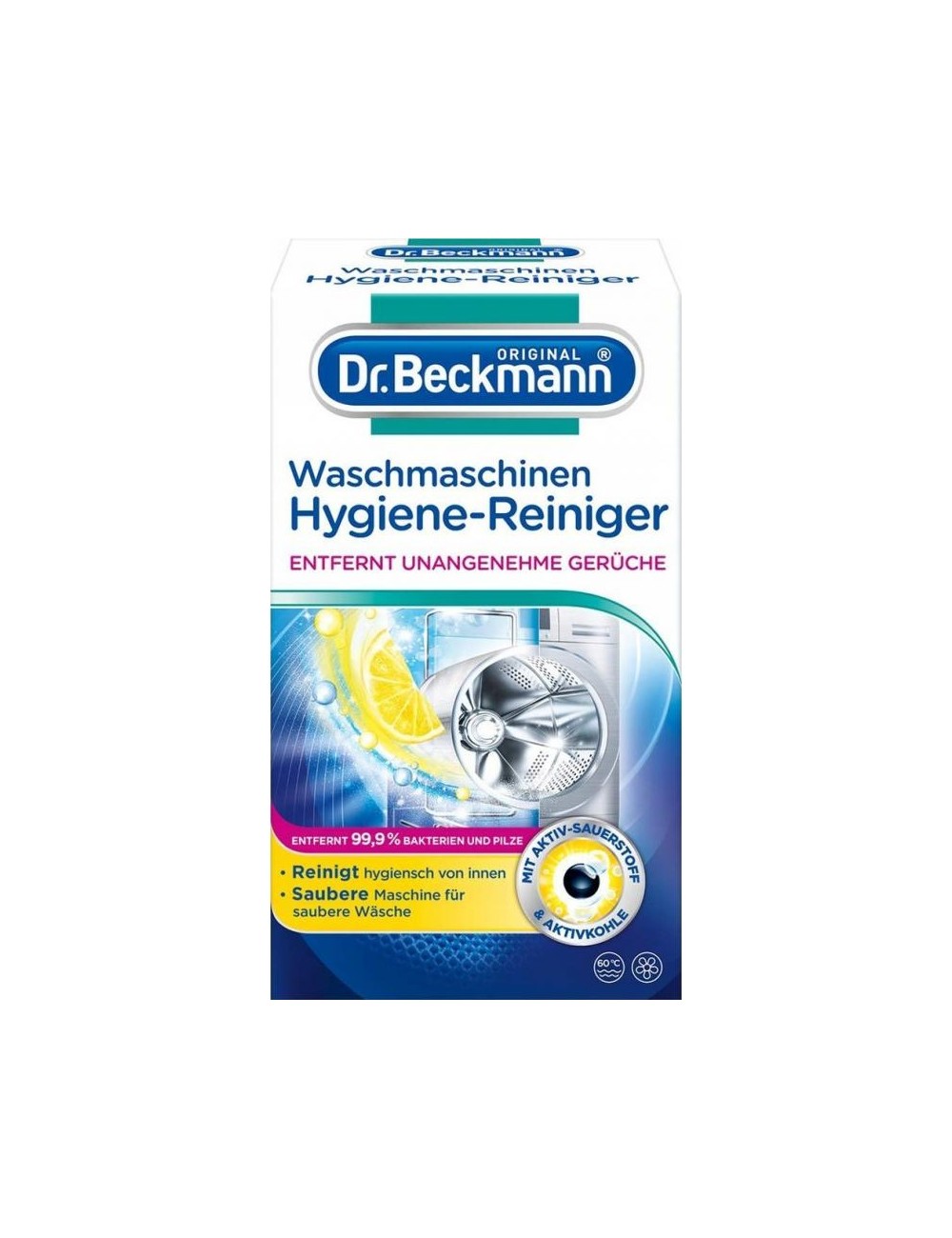 Dr Beckmann Waschmaschinen Hygiene-Reiniger Niemiecki Proszek do Czyszczenia Pralek 250 g