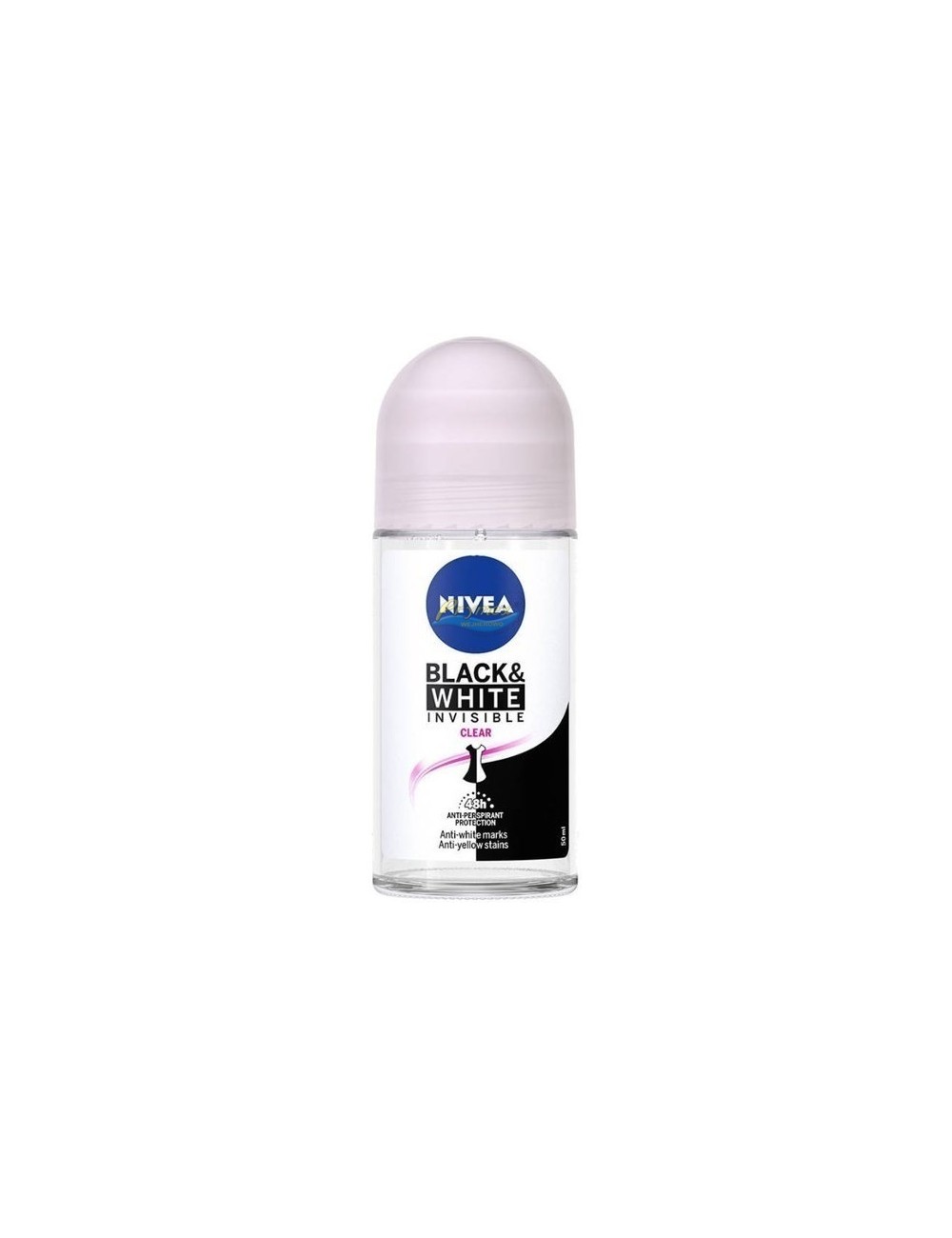Nivea Antyperspirant w Kulce dla Kobiet Black & White Invisible Clear 48h 50 ml