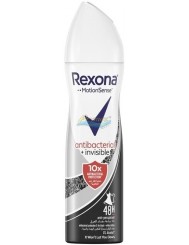Rexona Antyperspirant Spray dla Kobiet Antybakteryjny +Invisible 48h 150 ml