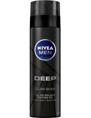 Nivea Men Żel do Golenia dla Mężczyzn z Aktywnym Węglem Deep 200 ml