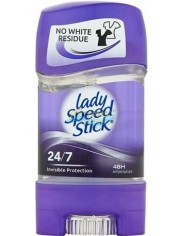 Lady Speed Stick Antyperspirant Sztyft Żel dla Kobiet 24-7 Invisible Protection 65 g
