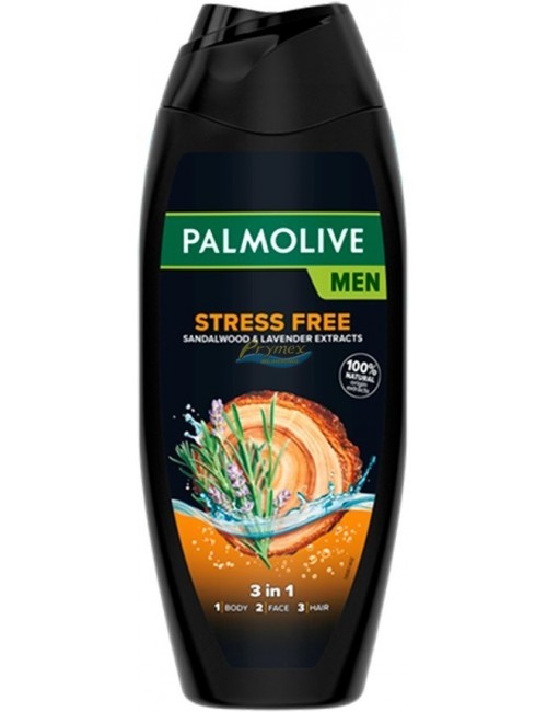 Palmolive Żel pod Prysznic dla Mężczyzn do Ciała, Twarzy i Włosów 3-w-1 Drzewo Sandałowe i Lawenda 500 ml