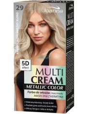 Joanna Farba do Włosów 29 Bardzo Jasny Śnieżny Blond Multi Cream Metallic Color 1 szt