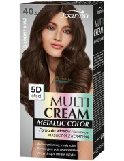 Joanna Farba do Włosów 40.5 Chłodny Brąz Multi Cream Metallic Color 1 szt