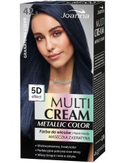 Joanna Farba do Włosów 42.5 Granatowa Czerń Multi Cream Metallic Color 1 szt
