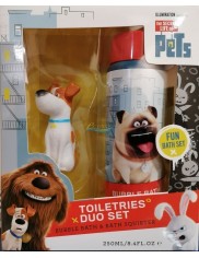 Sekretne Życie Zwierzaków Domowych Zestaw dla Dzieci – płyn do kąpieli 250 ml + zabawka 1 szt (UK)