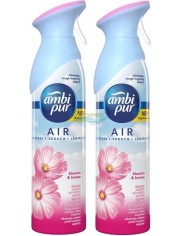 Ambi Pur Odświeżacz Powietrza Spray Kwiaty i Bryza Air (2 x 300 ml)