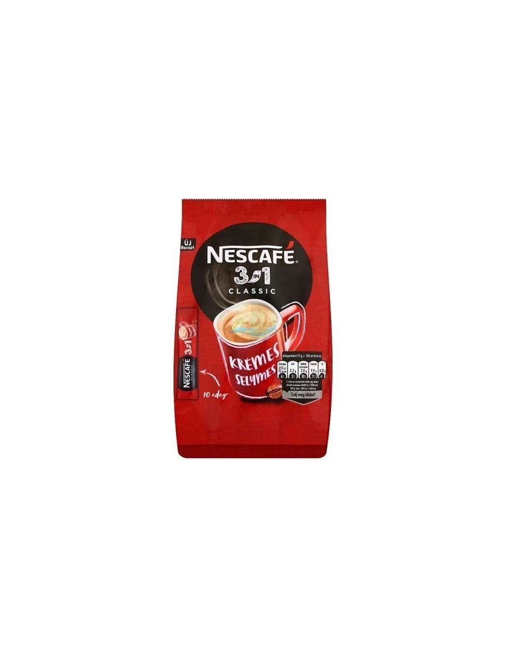 Nescafe Kawa Rozpuszczalna w Saszetkach 3-w-1 Classic (10x 17 g)