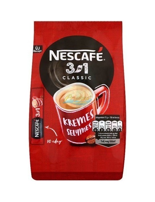 Nescafe Kawa Rozpuszczalna w Saszetkach 3-w-1 Classic (10x 17 g)