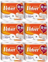 Velvet Papier Toaletowy Najdłuższy Zestaw (6 x 4 rolki)