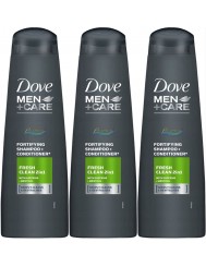 Dove Men Szampon z Odżywką Fresh Clean 2w1 Zestaw ( 3 szt x 400 ml )