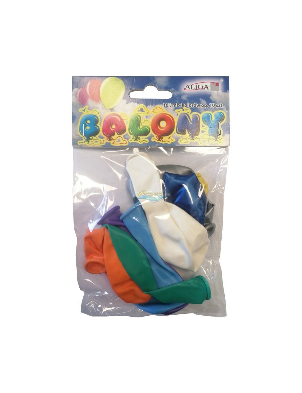 Balony Mix Kolorów (10 cali) 10 szt 