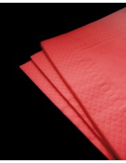 Serwetki Papierowe Składane Czerwone 2-Warstwowe Clarina (33x33 cm) 250 szt