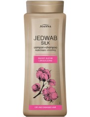 Joanna Silk Jedwab 400ml – szampon z keratyną do włosów suchych, zniszczonych, po zabiegach
