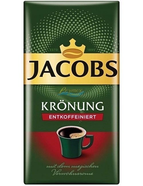 Jacobs Kawa Mielona Bezkofeinowa Kronung 500 g (DE)