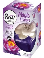 Brait Odświeżacz Powietrza Dekoracyjny w Formie Atrakcyjnego Kwiatka Kwiat Lotosu Magic Flower 75 ml