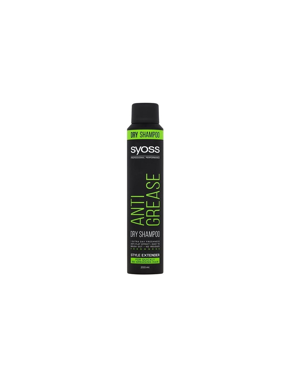 Syoss anti-grease 200ml – suchy szampon do włosów szybko przetłuszczających się