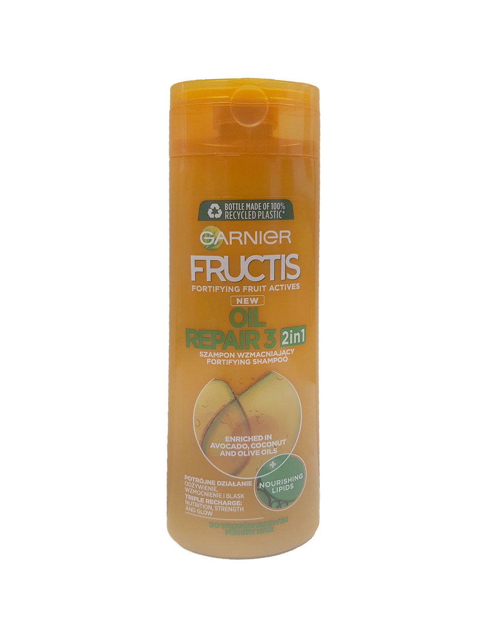 Fructis Oil Reapir 3 Szampon Wzmacniający do Włosów Suchych i Łamliwych 400 ml
