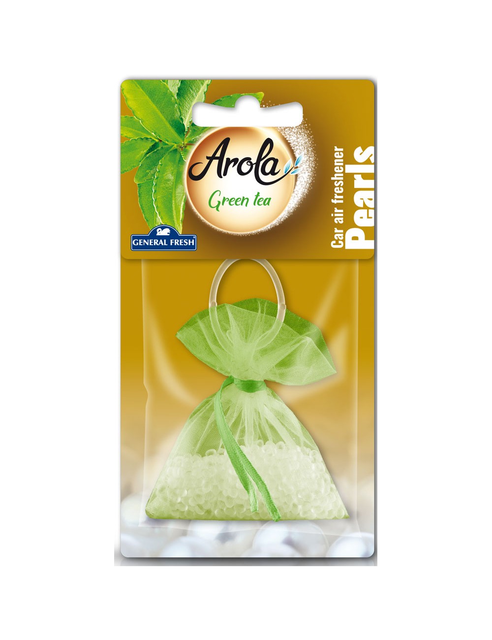 General Fresh Car Perfume Pearls Green Tea Samochodowy Odświeżacz Powietrza o Zapachu Zielonej Herbaty 20 g
