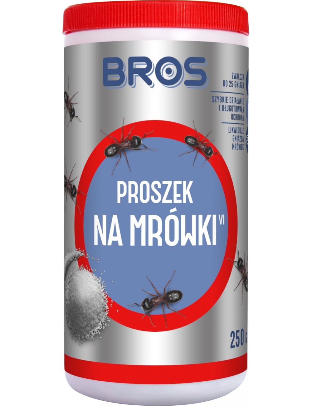 Bros Proszek na Mrówki 250 g – zwalcza do 25 gniazd