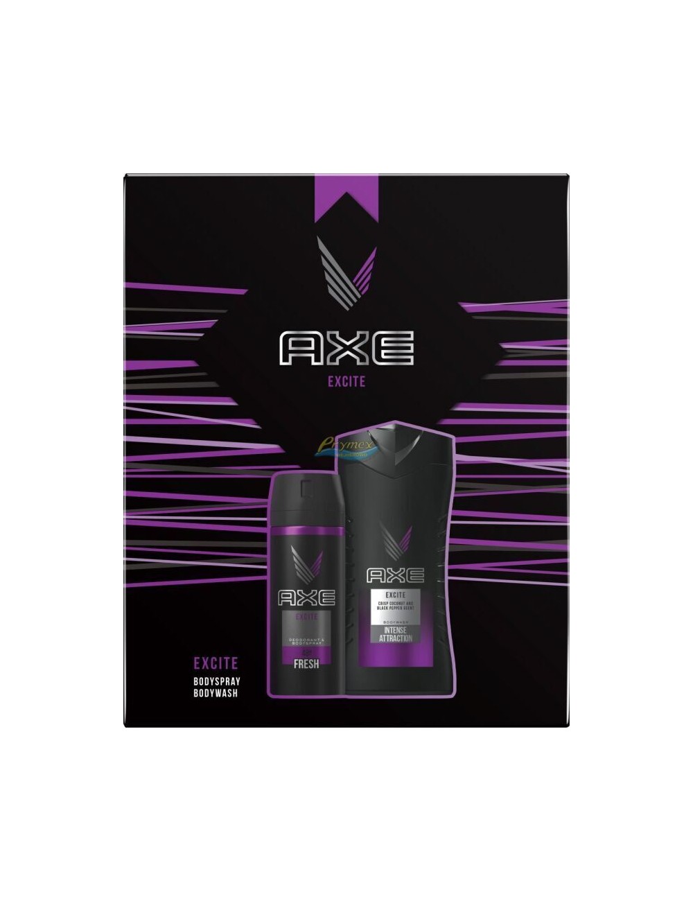 Axe Excite Zestaw dla Mężczyzn – Żel pod Prysznic 250 ml + Dezodorant Spray 150 ml