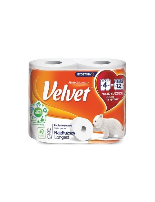 Velvet Papier Toaletowy Najdłuższy (4 rolki)