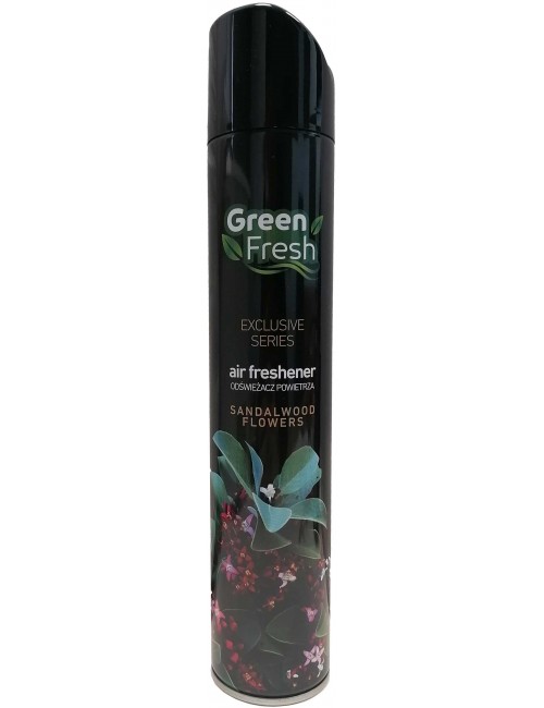 Green Fresh Odświeżacz Powietrza Spray Aromatyczne Drzewo Sandałowe 400 ml