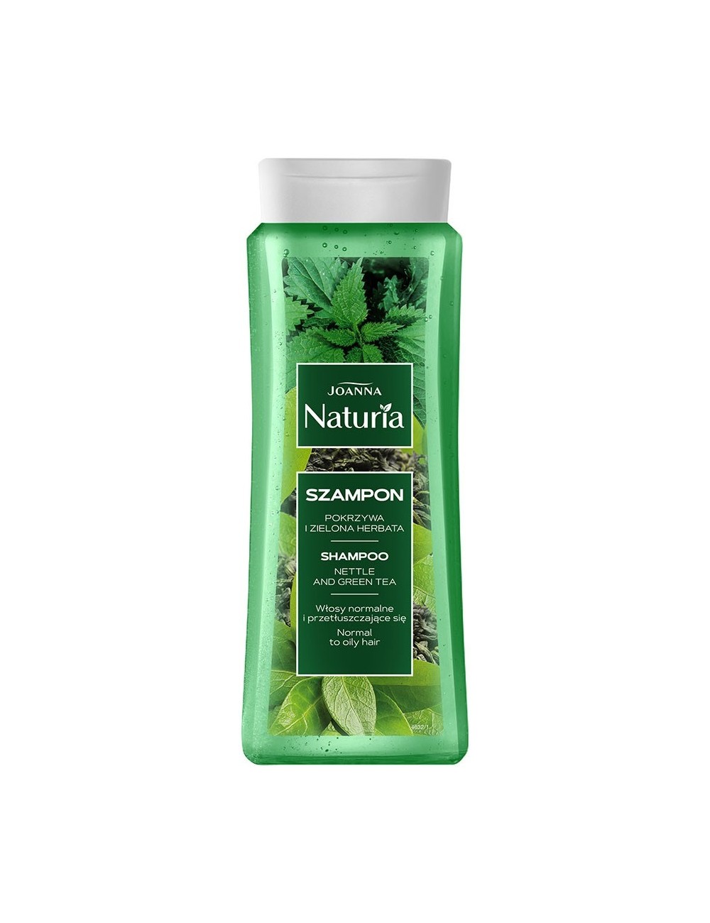 Joanna naturia szampon z pokrzywą i zieloną herbatą do włosów normalnych, przetłuszczających się 500ml