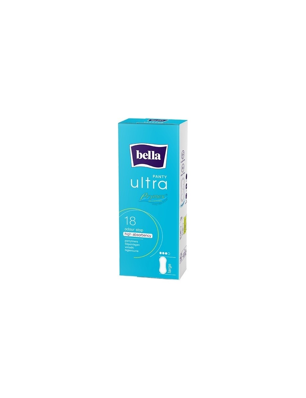 Bella Wkładki Higieniczne Ultracienkie z Wkładem Chłonnym Large Panty Ultra 18 szt
