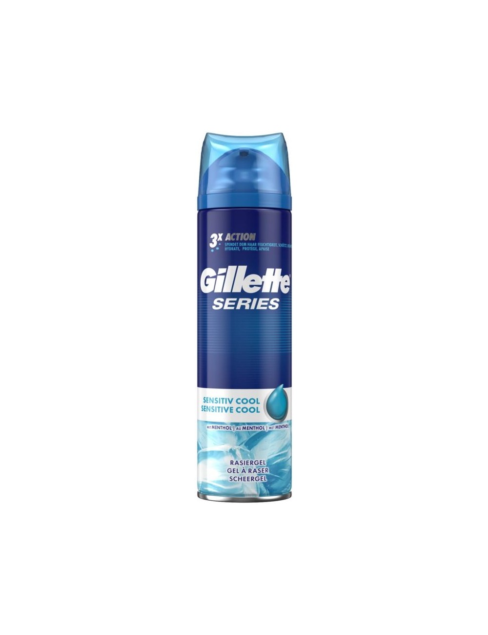 Gillette Żel do Golenia dla Mężczyzn z Mentolem Series Sensitive Cool 200 ml (UK)