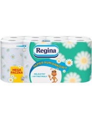Regina Papier Toaletowy Delikatny i Wytrzymały Rumianek 3-warstwowy Celuloza (16 rolek)