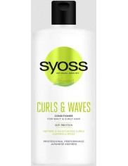 Syoss Odżywka do Włosów Falowanych i Kręconych Proteiny Soi Curls & Waves 440 ml