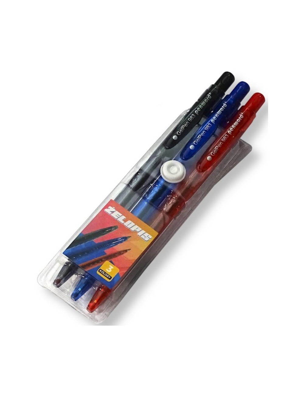 Długopis Żelowy 3 Kolory Penword