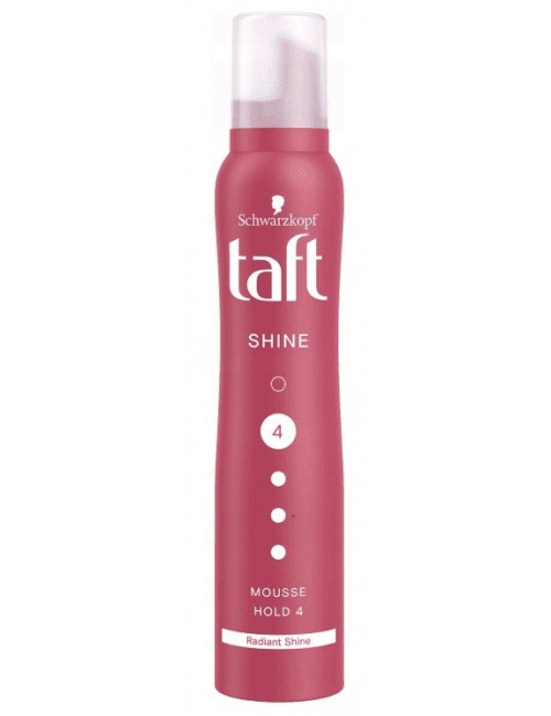Taft Shine Mousse Ultra Strong 4 Olśniewający Blask Diamentów Supermocna Pianka do Włosów 200 ml