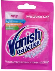 Vanish Odplamiacz do Tkanin w Proszku Oxi Action Pink 30 g