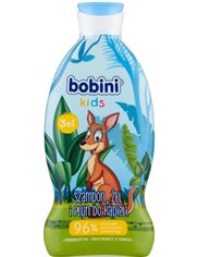 Bobini Szampon, Żel i Płyn do Kąpieli 3-w-1 Owocowy Kangur 330 ml