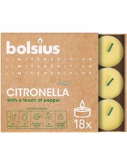 Podgrzewacze Świece Zapachowe Citronella z Nutką Pieprzu Bolsius 18 szt
