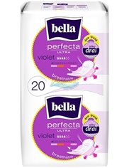 Bella Podpaski Ultracienkie o Delikatnym Zapachu Violet Perfecta Ultra 20 szt