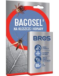 Bros Koncentrat do Oprysku Ogrodu do Zwalczania Komarów, Meszek, Kleszczy i Much Citronella Bagosel 30 ml
