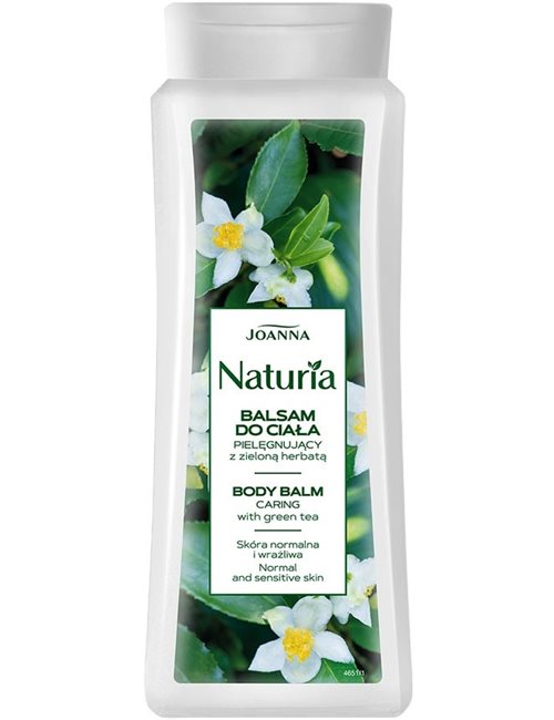 Joanna Naturia Body Balm Pielęgnujący Balsam do Ciała z Zieloną Herbatą do Skóry Normalnej i Wrażliwej 500 g