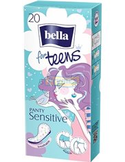 Bella for Teens Wkładki Higieniczne dla Dziewcząt o Wrażliwej Skórze Panty Sensitive 20 szt