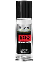 Bi-es Dezodorant Naturalny Spray dla Mężczyzn Ego Black Edition 100 ml