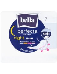 Bella Perfecta Ultra Night Supercienkie Podpaski Higieniczne 7 szt – z osłonkami bocznymi