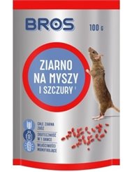 Bros Ziarno Na Myszy i Szczury 100g – ziarno gryzoniobójcze